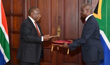 Afrique du Sud : Ramaphosa reçoit les lettres de créance du diplomate ivoirien