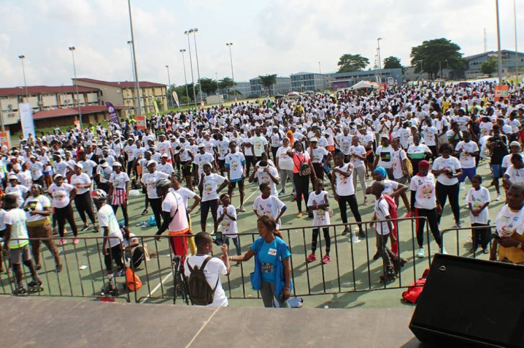 CI-Abidjan music fitness day : 3000 participants entre sport et musique