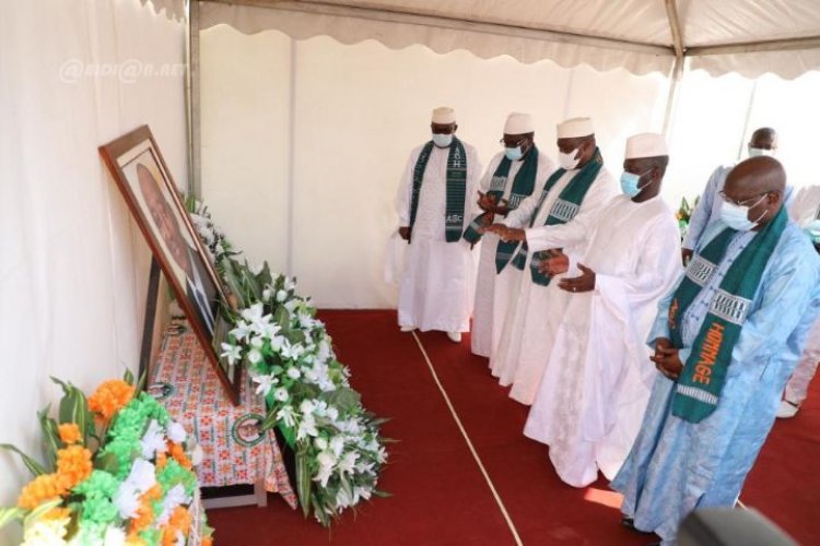 CI-Korhogo-Pèlerinage : le Rhdp sur la tombe d’Amadou Gon, chaque année