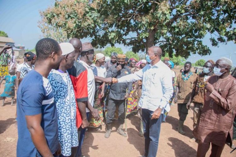 CI-Bagoué :  Bruno Koné dit « merci aux populations ! » au nom d'Alassane Ouattara      