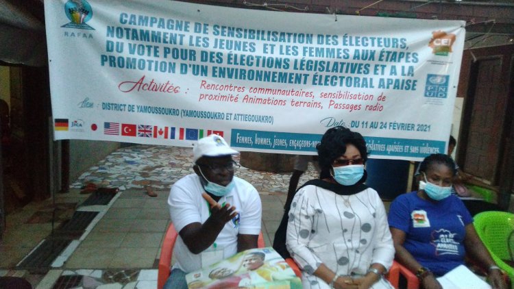 CI-Législatives apaisées : le Rafaa dope sa sensibilisation des jeunes et femmes de Yamoussoukro