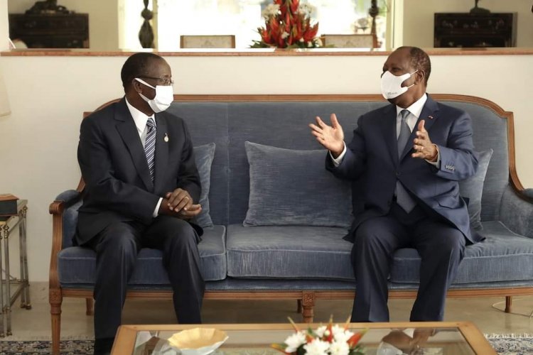 Côte d’Ivoire-Présidence : Ouattara a reparlé « physiquement » avec Ahoussou