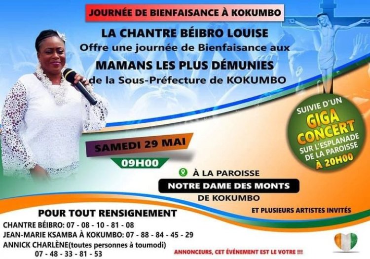 CI-Kokumbo :  24 heures de  « bienfaisance au profit des femmes démunies » 