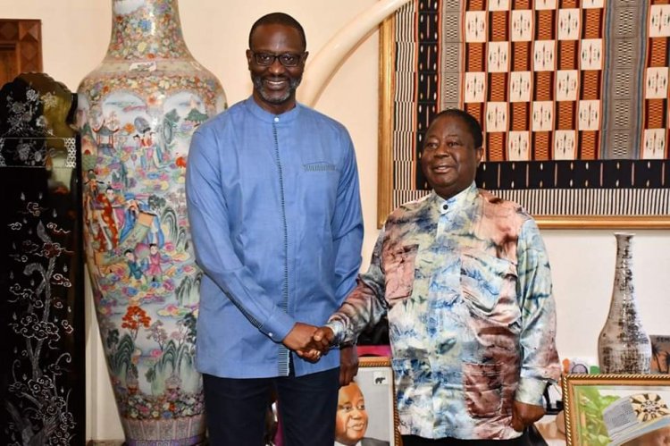 Côte d’Ivoire (Retour) : Tidjane Thiam « fièrement reçu » par Bédié