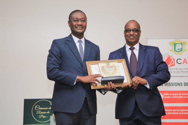 Côte d’Ivoire (Excellence) : le ministère du Budget s’offre le Prix Caidp et Habg 2022