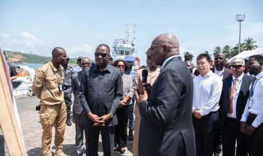 Côte d’ivoire (Port de San Pedro) : Amadou Koné lance les travaux de dragage du cercle d'évitage et du chenal d'accès