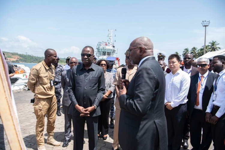Côte d’ivoire (Port de San Pedro) : Amadou Koné lance les travaux de dragage du cercle d'évitage et du chenal d'accès