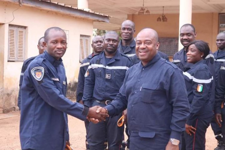 Côte d’Ivoire (Daoukro) : les sapeurs-pompiers…au Ficad 2023
