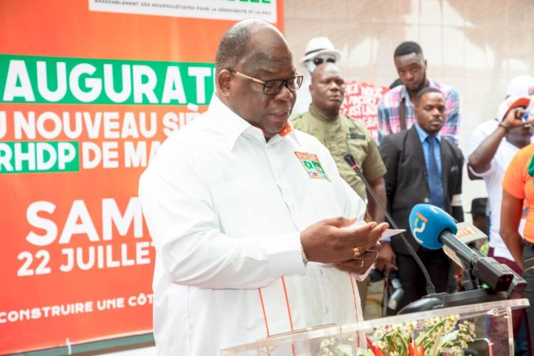 Cote d’Ivoire (Municipales 2023) / Marcory - Laurent Tchagba (RHDP) offre un siège équipé à son parti 