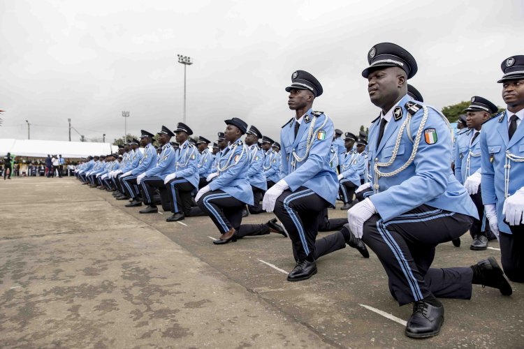 Côte d’Ivoire (Police) / « Votre uniforme vous engage à être au service des populations » (Tiémoko Koné, parrain des nouveaux officiers)