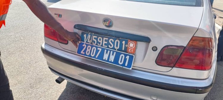 Côte d’Ivoire (Transport terrestre) / Les plaques «banalisées» ou «fantaisistes» traquées, plusieurs retirées