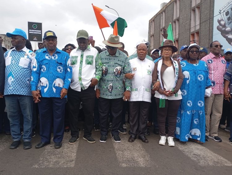 Côte d’Ivoire (PDCI-PPA-CI) / Le monde massivement sorti ce 09 août 2025 à Yopougon!