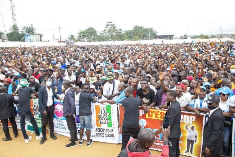 Côte d’Ivoire (Opposition politique) / Quelques images du « Côcôcô » de Gbagbo, ce 16 août à Yopougon