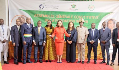 Côte d’Ivoire (Fondation INP-HB) / Françoise Remarck (1re PCA) s’engage pour le rayonnement international de l'Institut