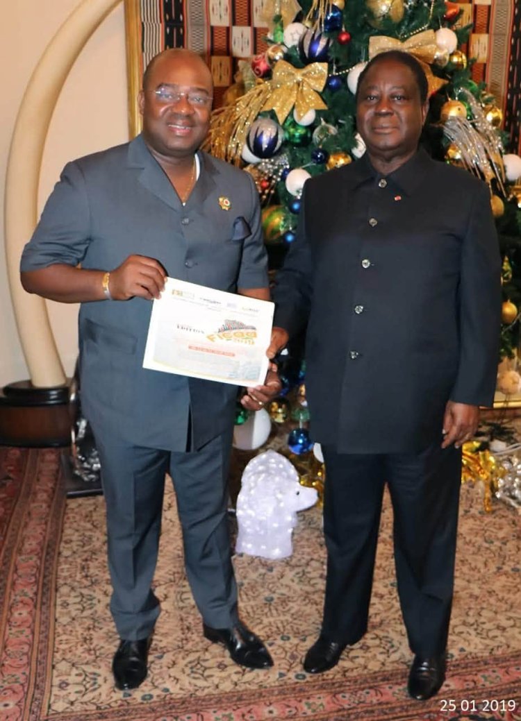 Côte d’Ivoire (3e anniversaire de décès) / Olivier Akoto rend hommage à  «son père » Henri Konan Bédié!